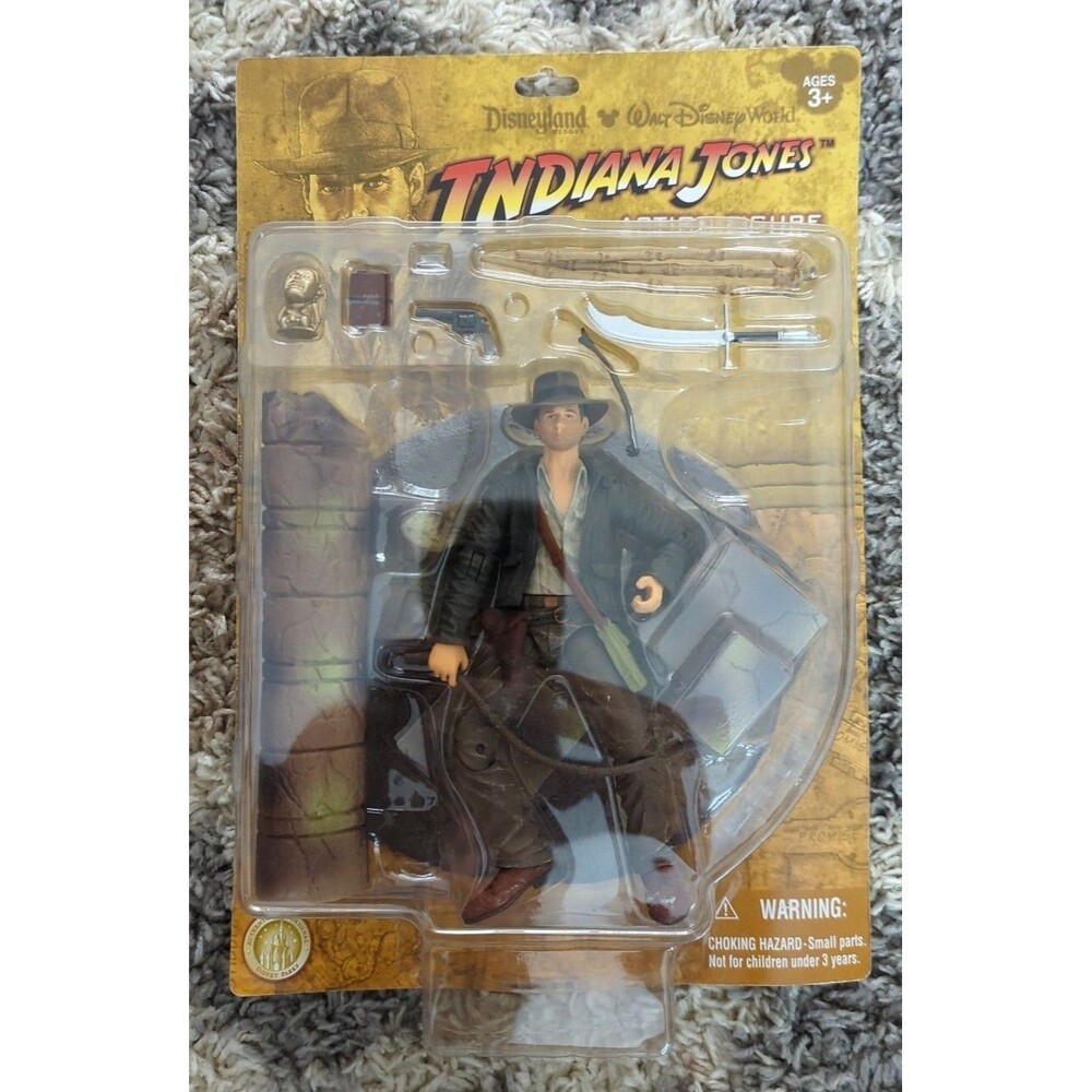 Disneyland Walt Disneyworld Park Indiana Jones Raiders the Lost Ark Figure.